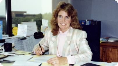 Rhoda Olsen when she joined Great Clips